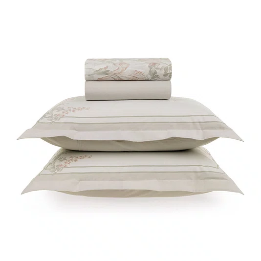 Jogo De Cama Queen Amelia 200 Fios 2,40 x 2,50 Karsten