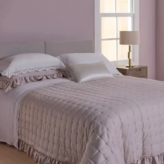 Jogo De Cama Queen Aya 400 Fios Buddemeyer Luxus Branco 240cm x 280cm