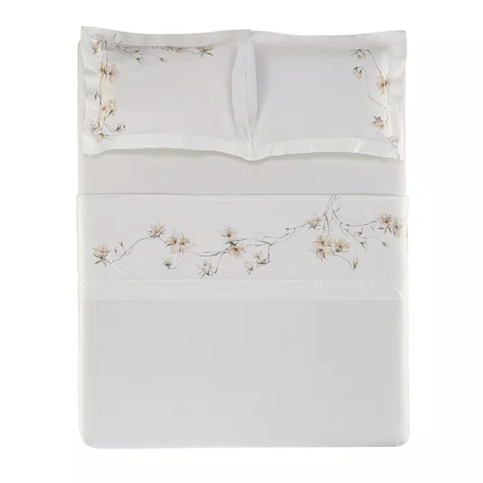 Jogo de Cama Queen Azalea 300 Fios Bambu Trussardi 2,40 x 2,80 m