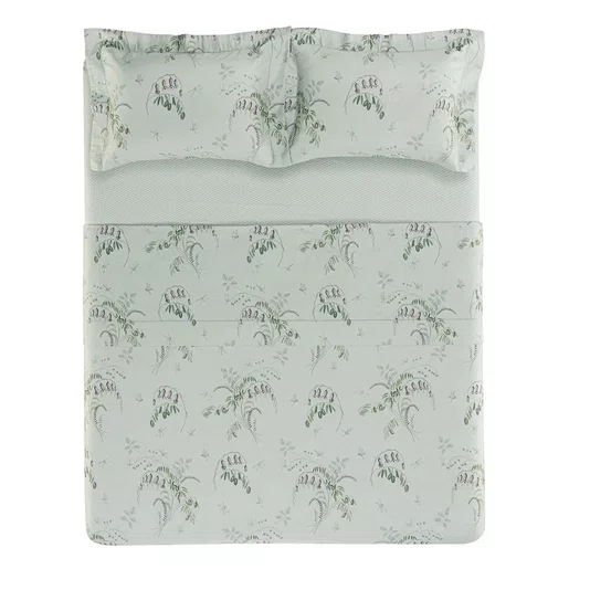 Jogo de Cama Queen Bronte 200 Fios Trussardi Estampado 2,40 x 2,60 m
