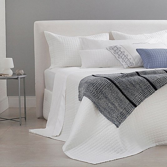Jogo De Cama Queen Bud Vision New Colors 300 Fios Buddemeyer Branco