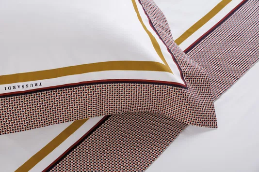 Jogo de Cama Queen Carreto 300 Fios Trussardi Estampado 240cm x 280cm