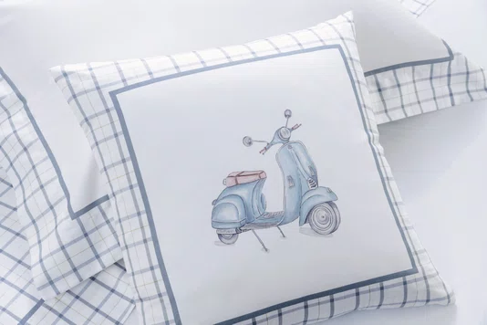 Jogo de Cama Queen Cirello 300 Fios Trussardi Estampado 240cm x 280cm