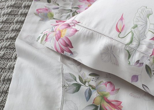 Jogo De Cama Queen Elisa 300 Fios Estampado Trussardi 2,40X2,80