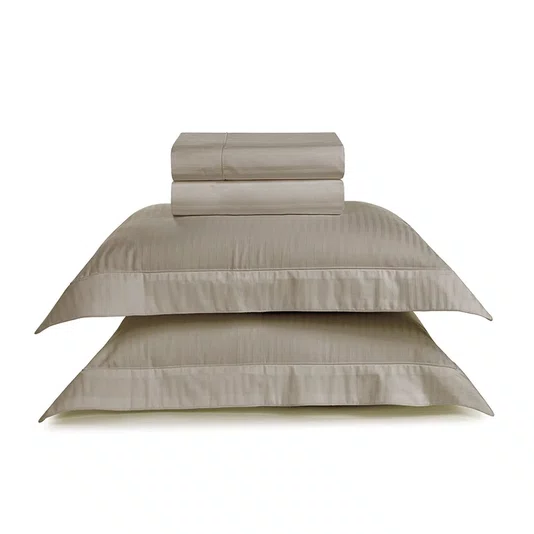 Jogo De Cama Queen Fratelli 300 Fios Trussardi Nocciola 2,40 x 2,80 m