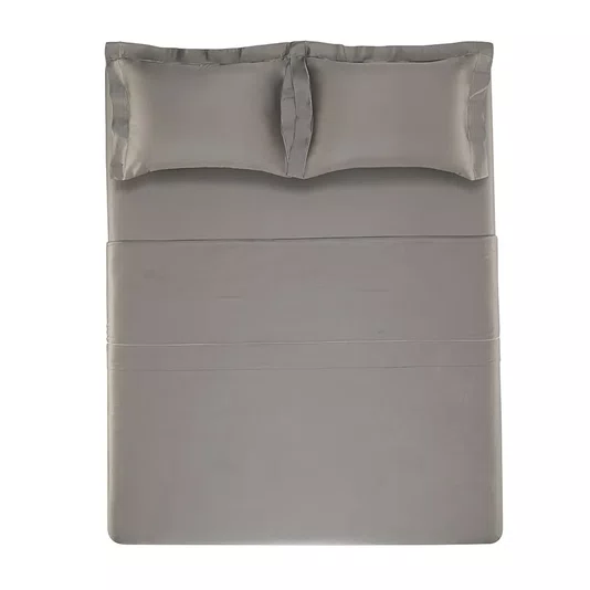 Jogo De Cama Queen Girelli 300 Fios Bambu Trussardi Marmo 2,40 x 2,80 m
