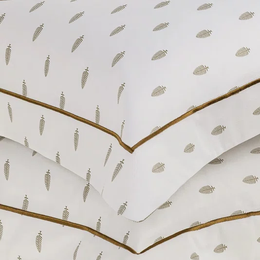 Jogo de Cama Queen La Palma 200 Fios Cetim Trussardi Estampado 240cm x 260cm