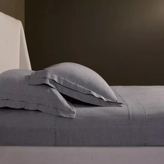 Jogo de Cama Queen Lavi Buddemeyer Luxus Cinza 2,40 x 2,60 m