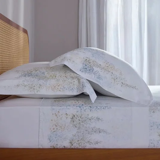 Jogo de Cama Queen Lila 400 Fios Buddemeyer Luxus Estampado 260cm x 290cm