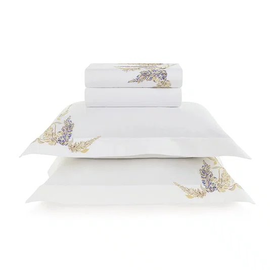 Jogo De Cama Queen Margutta 300 Fios Egípcio Trussardi Estampado 240cm x 280cm