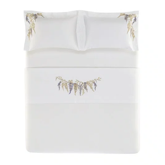 Jogo De Cama Queen Margutta 300 Fios Egípcio Trussardi Estampado 240cm x 280cm