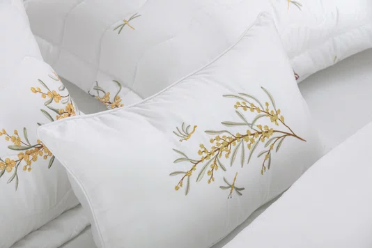 Jogo de Cama Queen Mimosa 300 Fios Trussardi Estampado 240cm x 280cm
