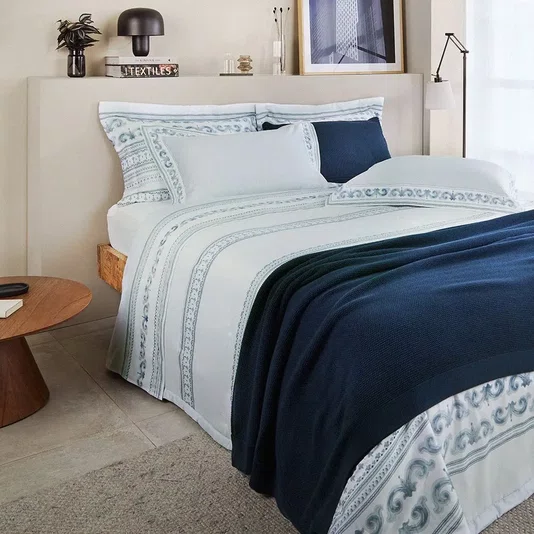 Jogo De Cama Queen Mykonos 300 Fios Buddemeyer 2,40 x 2,75 m