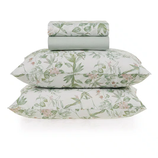 Jogo De Cama Queen Naila 160 Fios 2,20 x 2,40 Karsten