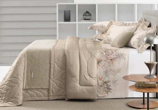 Jogo De Cama Queen Nápoles 300 Fios Estampado Trussardi 