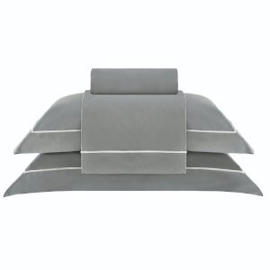 Jogo De Cama Queen Nilo 500 Fios Buddemeyer Luxus Verde Pinheiro/Bege 2,40 x 2,80 m