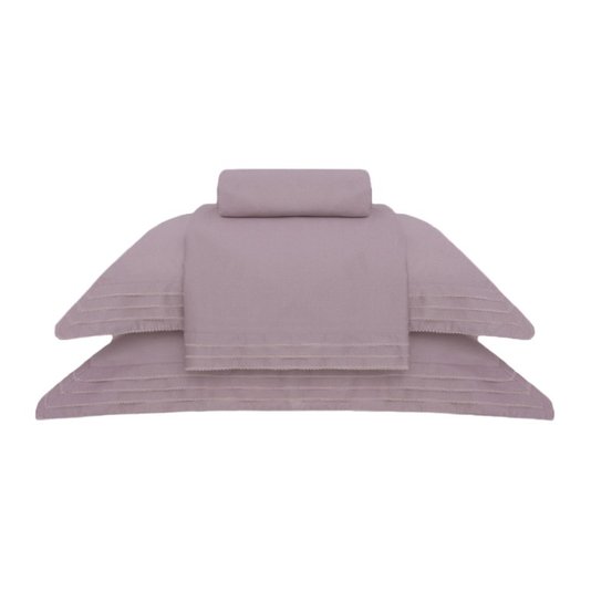 Jogo de Cama Queen Palladio 400 Fios Buddemeyer Luxus Rosa Tint/Rosa 2,40 x 2,80 m