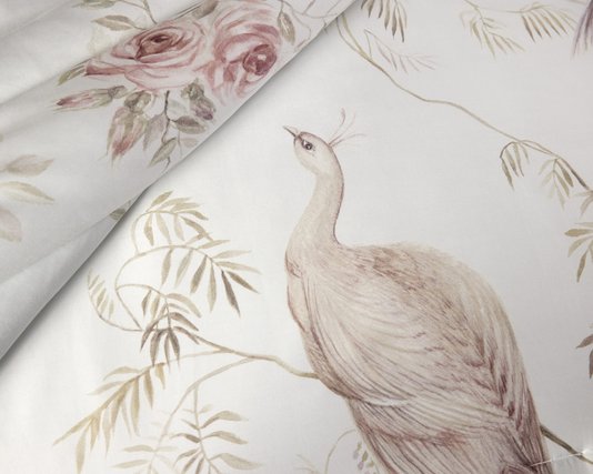 Jogo De Cama Queen Pavoniere 300 Fios Trussardi 2,40 x 2,80 m