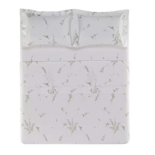 Jogo De Cama Queen Saboia 200 Fios Trussardi 2,40 x 2,60 m
