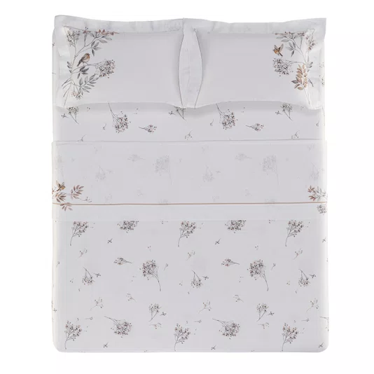 Jogo De Cama Queen Savello 300 Fios Egípcio Trussardi 2,40 x 2,80 m