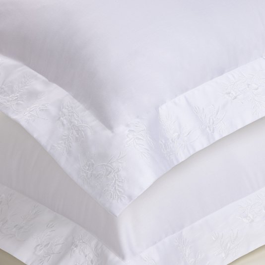 Jogo De Cama Queen Simonetta 300 Fios Trussardi Branco 2,40 x 2,80 m