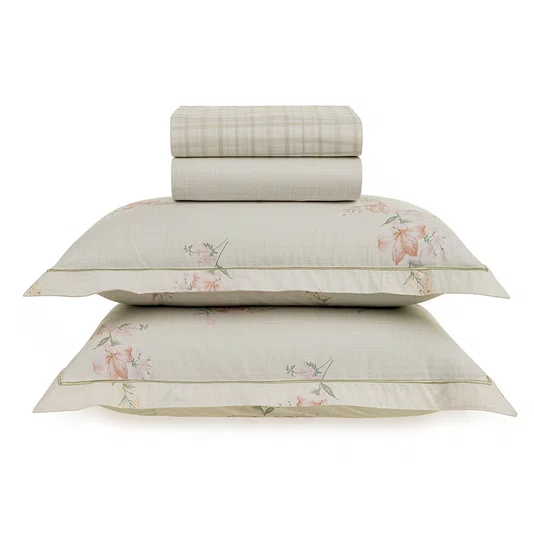 Jogo De Cama Queen Tarsila 200 Fios 2,40 x 2,50 Karsten