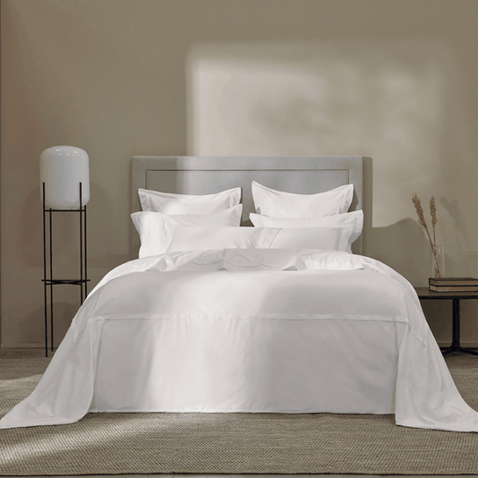 Jogo de Cama Queen Vercelli 300 Fios Trussardi Branco 2,40 x 2,80 m