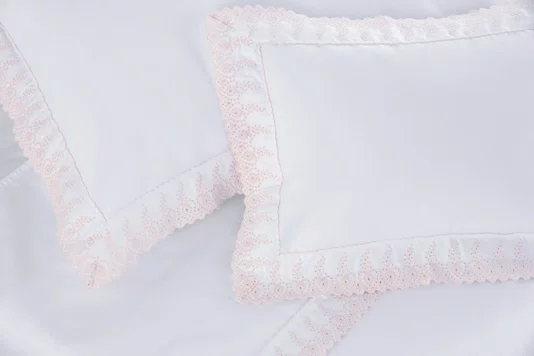 Jogo de Cama Solteiro Bella 300 Fios Trusardi Branco e Soft Nude 170cm x 280cm