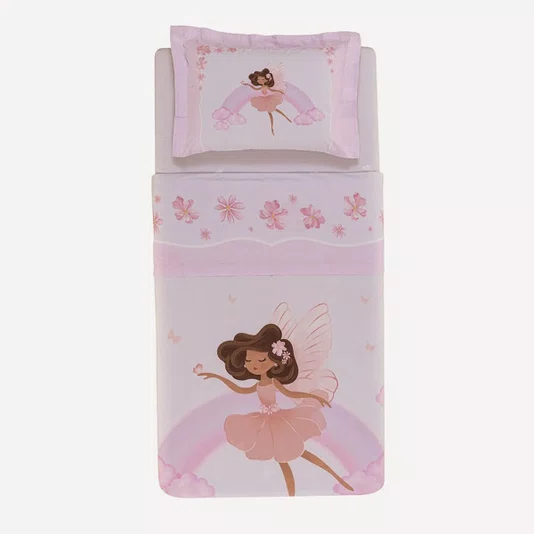 Jogo de Cama Solteiro Infantil Graciela 200 Fios Karsten
