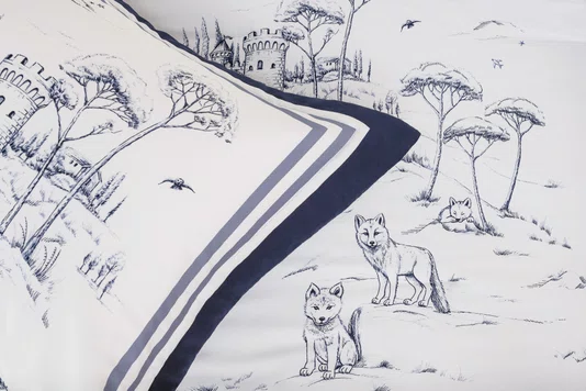 Jogo De Cama Solteiro Lupi 300 Fios Trussardi 1,70 x 2,80 m