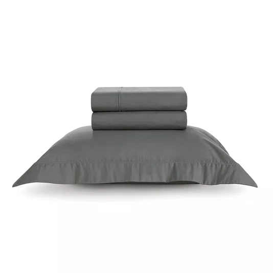 Jogo De Cama Solteiro Piero 200 Fios Trussardi Ardosia