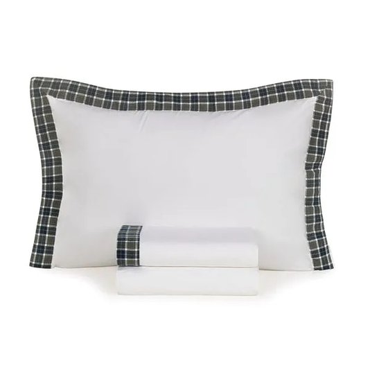 Jogo de Cama Solteiro Tobias 200 Fios Karsten Estampado 1,80 x 2,50 m