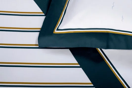 Jogo de Cama Solteiro Veleiro 300 Fios Trussardi Estampado 170cm x 280cm