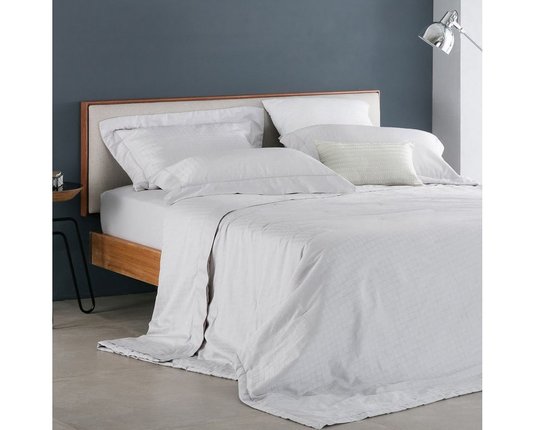 Jogo de Cama Super King 300 Fios Damask Square Buddemeyer Bege 2,80 x 2,50 m