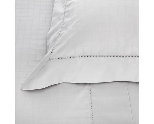 Jogo de Cama Super King 300 Fios Damask Square Buddemeyer Bege 2,80 x 2,50 m