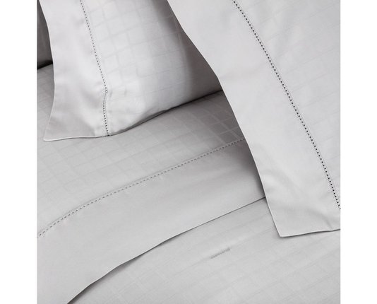 Jogo de Cama Super King 300 Fios Damask Square Buddemeyer Bege 2,80 x 2,50 m