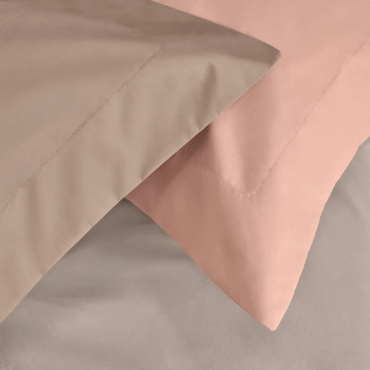 Jogo de Cama Super King 300 Fios Perini Trussardi Rosa Perla