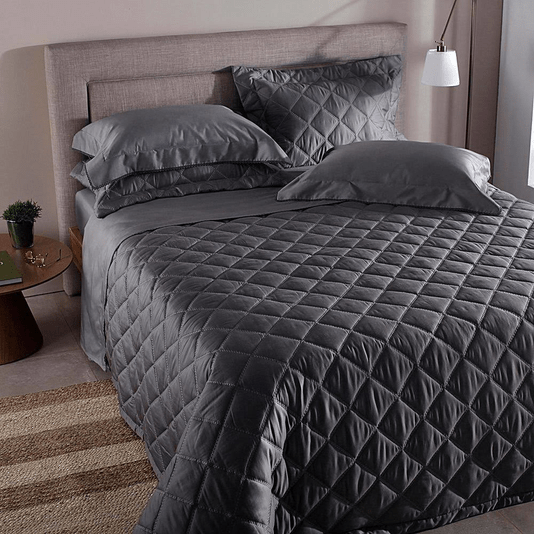 Jogo de Cama Super King 500 Fios Menfis Buddemeyer Luxus Carbono