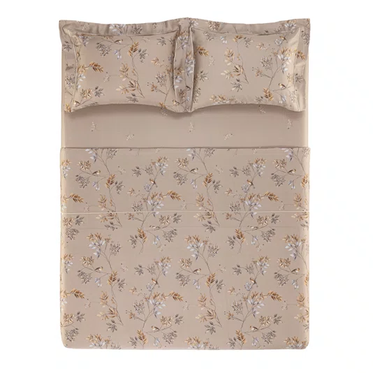 Jogo De Cama Super King Aloro 200 Fios Trussardi 2,60 x 2,80 m