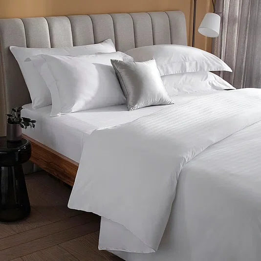 Jogo de Cama Super King Brunello 600 Fios Buddemeyer Luxus Branco 2,80 x 2,80 m