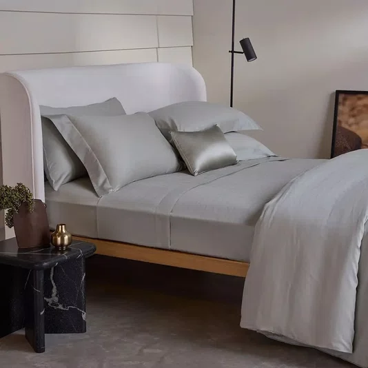 Jogo de Cama Super King Brunello 600 Fios Buddemeyer Luxus Verde Mousse 280cm x 280cm