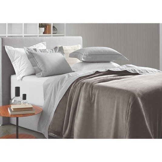 Jogo De Cama Super King Cammillo 200 Fios Trussardi Rosa 2,80X2,60