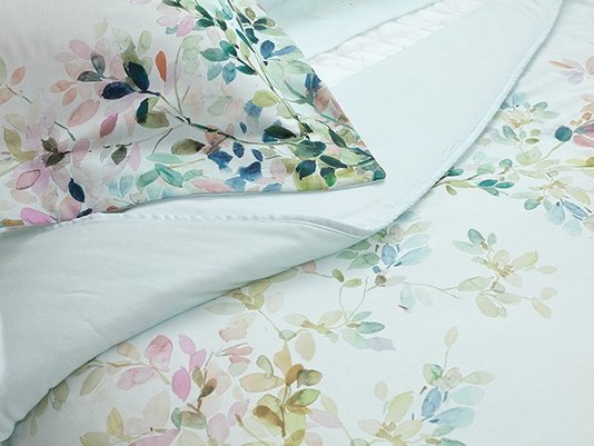Jogo de Cama Super King Cetim 100% Algodão Egípcio 300 Fios Umbra Trussardi Estampado