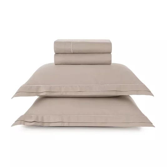 Jogo de Cama Super King Doppio 200 Fios Trussardi Rose 280cm x 280cm
