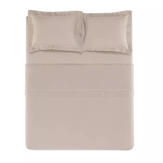 Jogo de Cama Super King Doppio 200 Fios Trussardi Rose 280cm x 280cm