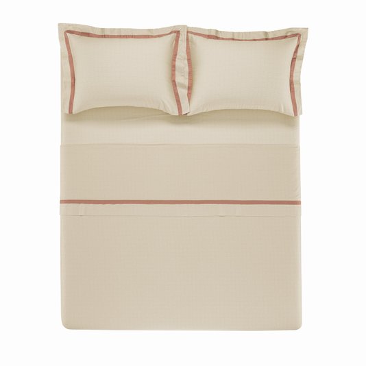 Jogo de Cama Super King Filippo 300 Fios Trussardi Estampado 2,60m X 2,80m