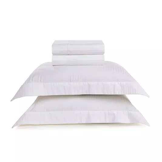 Jogo De Cama Super King Fratelli 300 Fios Trussardi Branco 2,80 x 2,80 m