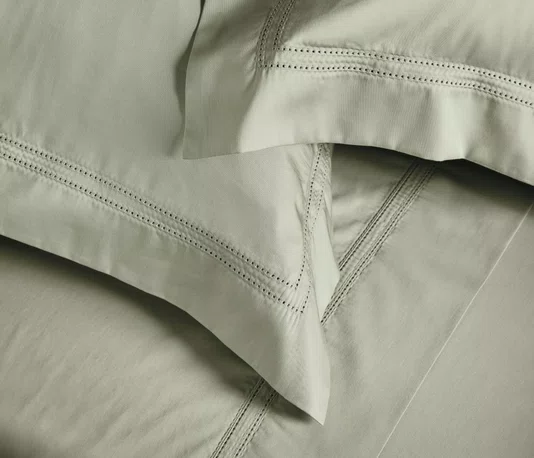 Jogo de Cama Super King Galieno 300 Fios Trussardi Pistacchio 280cm x 260cm