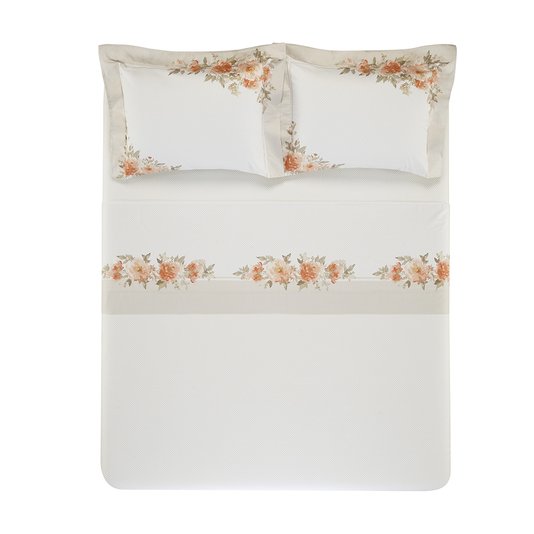Jogo De Cama Super King Giardina 300 Fios Estampado Trussardi 