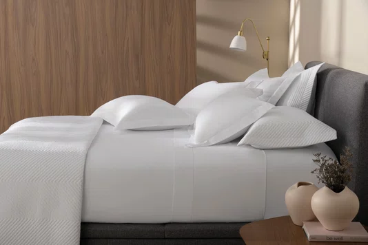 Jogo De Cama Super King Grasso 300 Fios Trussardi 2,80 x 2,80 m Branco